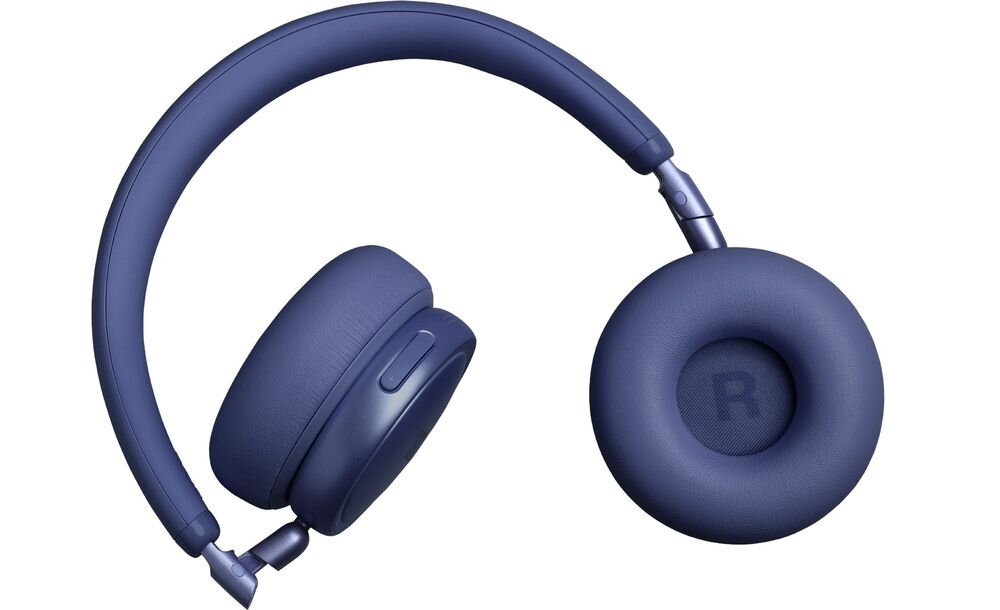 Słuchawki nauszne JBL Live 680NC ANC kabel 3,5 mm USB-C JBL Smart Tx sterowanie, słuchawki nauszne na białym tle