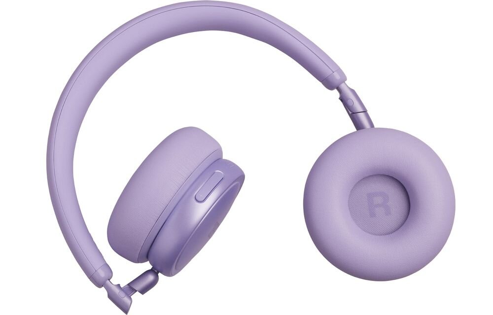 Słuchawki nauszne JBL Live 680NC ANC kabel 3,5 mm USB-C JBL Smart Tx sterowanie, słuchawki nauszne na białym tle