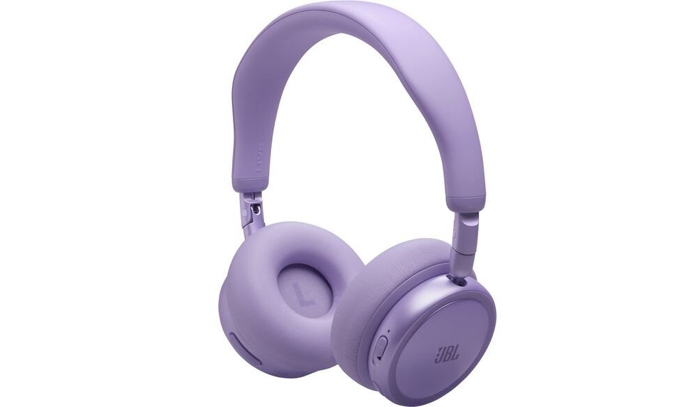 Słuchawki nauszne JBL Live 680NC ANC połączenie wielopunktowe Bluetooth dwa urządzenia, słuchawki nauszne na białym tle