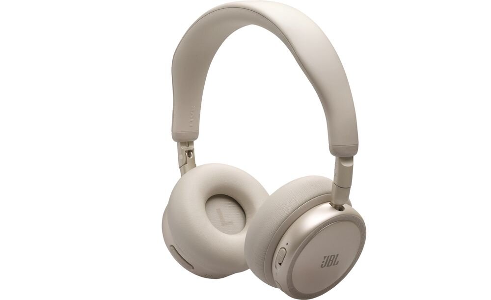 Słuchawki nauszne JBL Live 680NC ANC połączenie wielopunktowe Bluetooth dwa urządzenia, słuchawki nauszne na białym tle