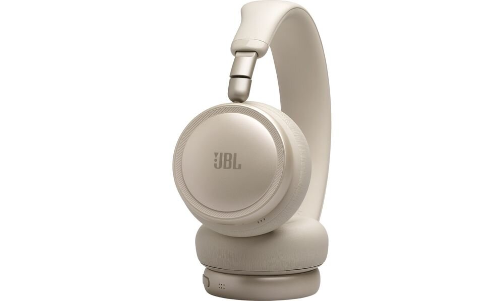 Słuchawki nauszne JBL Live 680NC ANC Personi-Fi 3.0 personalizacja dźwięku profil audio, słuchawki nauszne na białym tle