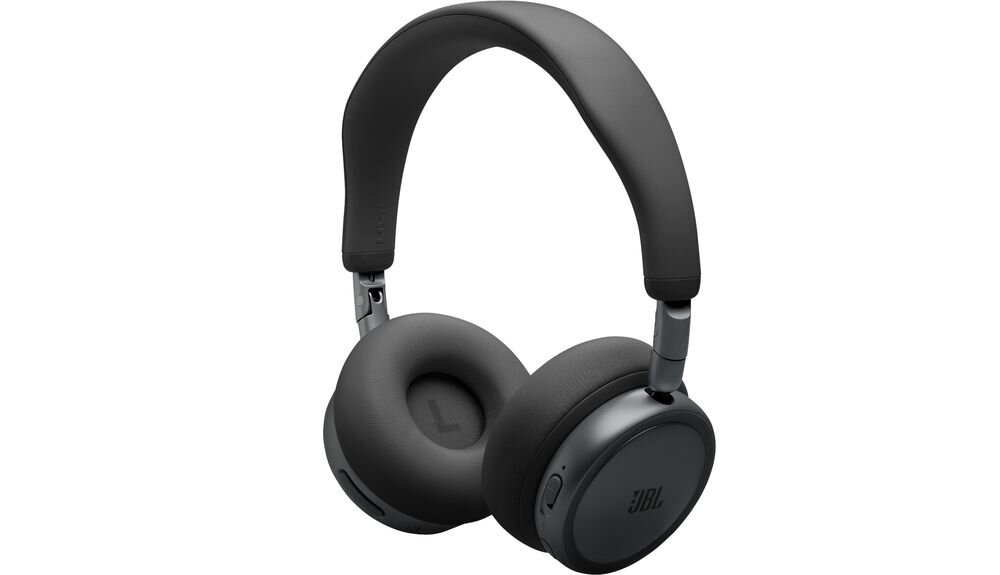 Słuchawki nauszne JBL Live 680NC ANC połączenie wielopunktowe Bluetooth dwa urządzenia, słuchawki nauszne na białym tle