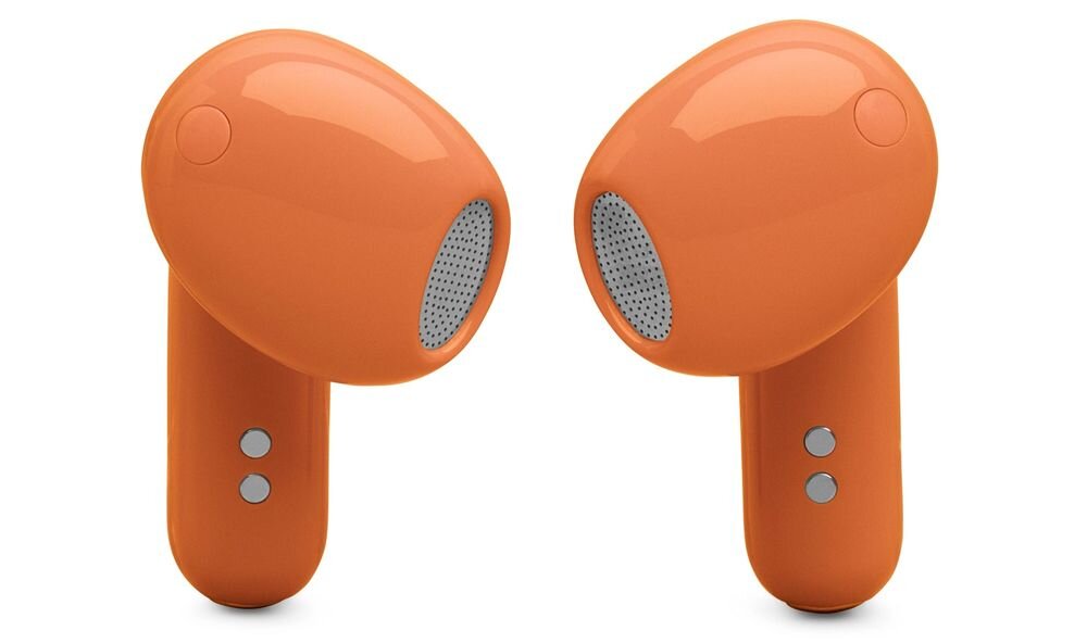 Słuchawki douszne JBL Live Flex 4 Bluetooth LE Audio Auracast transmisja bezprzewodowa, słuchawki na białym tle