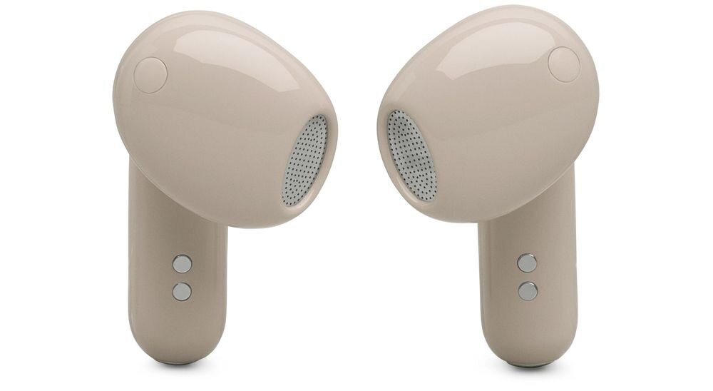 Słuchawki douszne JBL Live Flex 4 Bluetooth LE Audio Auracast transmisja bezprzewodowa, słuchawki na białym tle