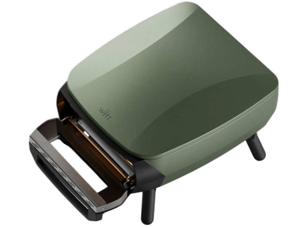 Piec do pizzy WITT eGNITE Control 13 2400W Zielony, 460C, moc, szybkie, nagrzewanie, Piec do pizzy z uchylonymi drzwiczkami frontowymi.