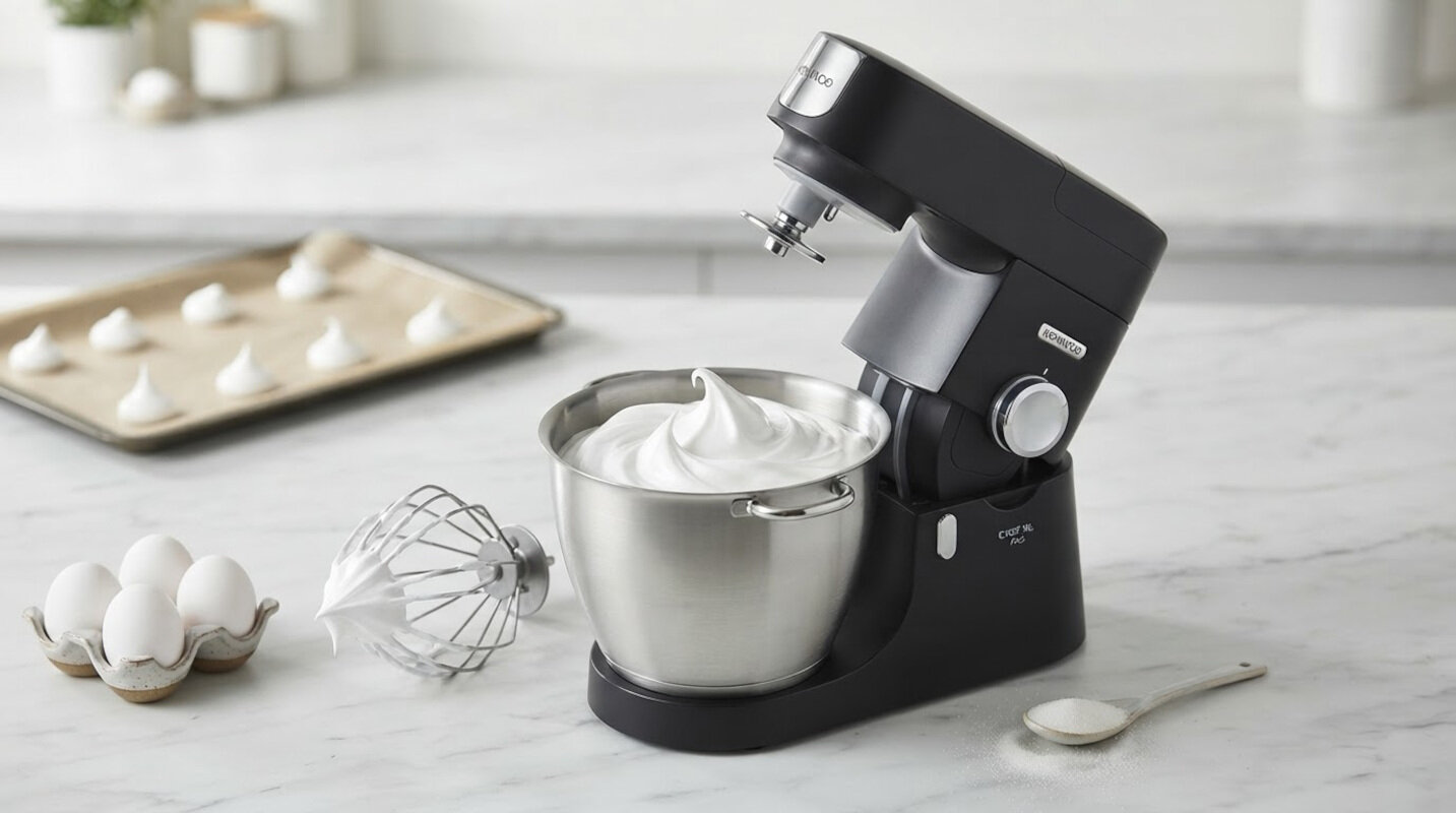 Robot kuchenny planetarny KENWOOD KVL87.003BK Chef XL Pro Czarny, 1700W, mocny i cichy silnik