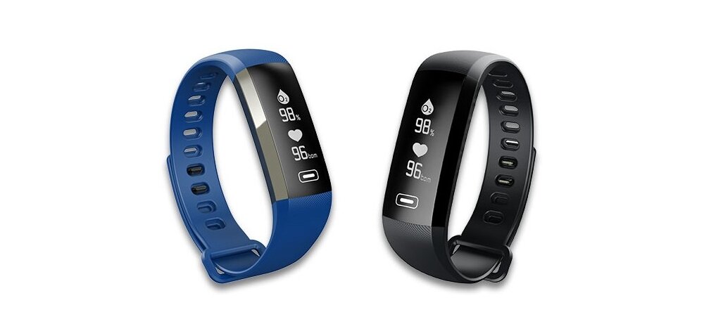 Smartband MAXCOM FitGo FW11  zdrowie monitoring pasek ekran bateria pomiar sport aktywność 