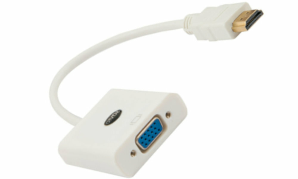 Adapter HDMI - VGA SAVIO lewy