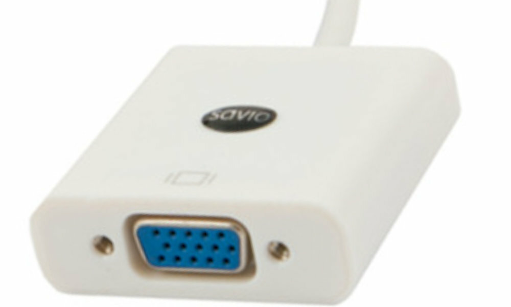 Adapter HDMI VGA SAVIO 0.2 m niskie ceny i opinie w Media Expert