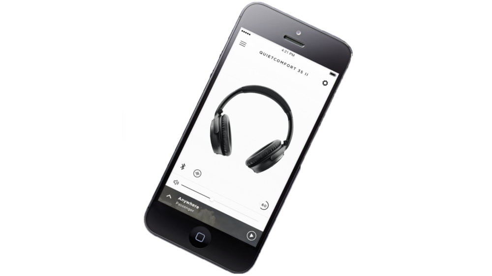 Słuchawki Nauszne BOSE Quietcomfort 35 II Srebrny - Aplikacja Mobilna