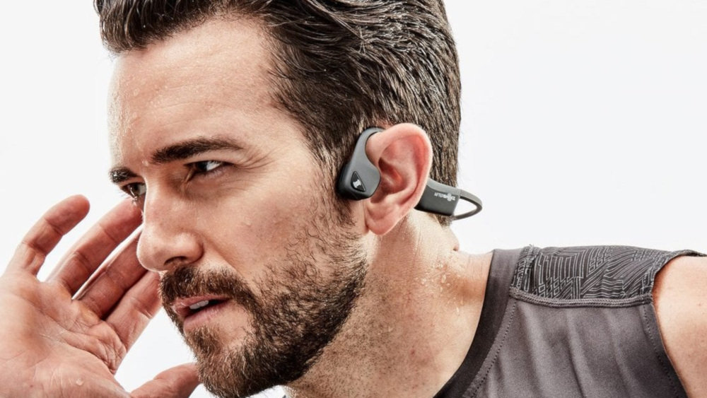 Sluchawki Nauszne AFTERSHOKZ Trekz Air Szary - Bluetooth