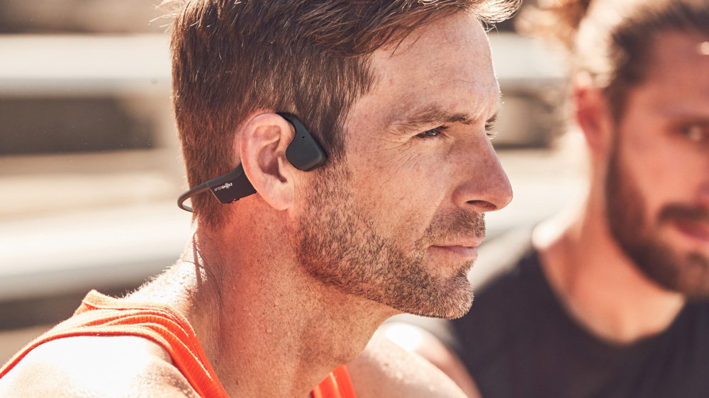 Sluchawki Nauszne AFTERSHOKZ Trekz Air Szary - Mikrofon