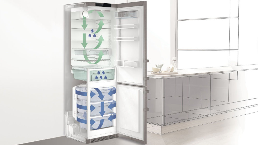 Lodówka wolnostojąca Liebherr CPEL4313 - Technologia DuoCooling