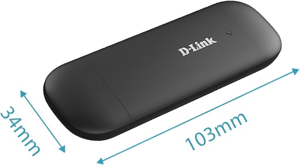 Modem D-LINK DWM-222 4G wymiary wielkość czytnik microSD