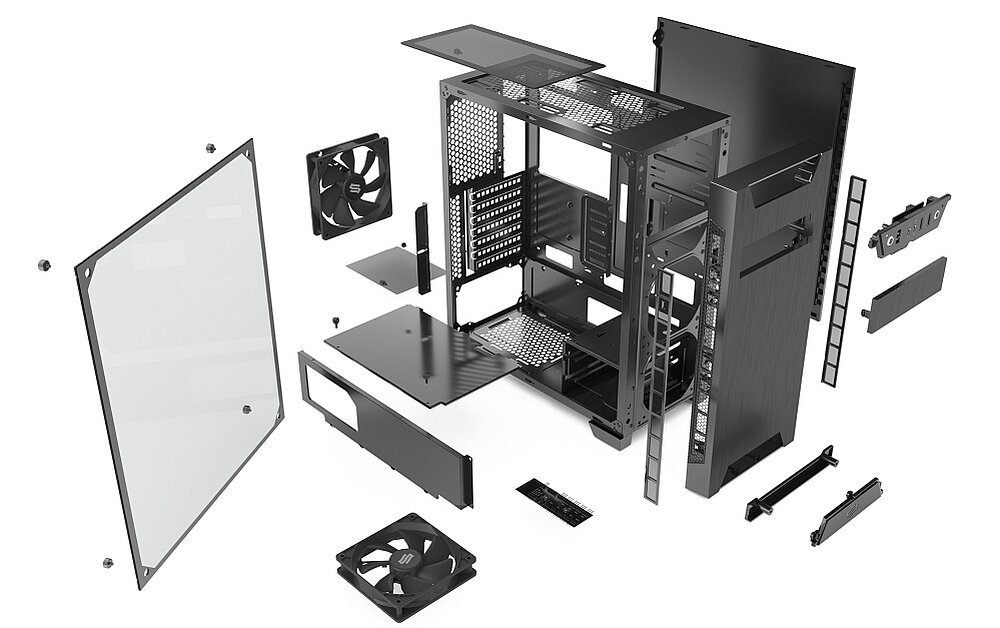 Obudowa SILENTIUM PC Armis AR3  TG  opis
