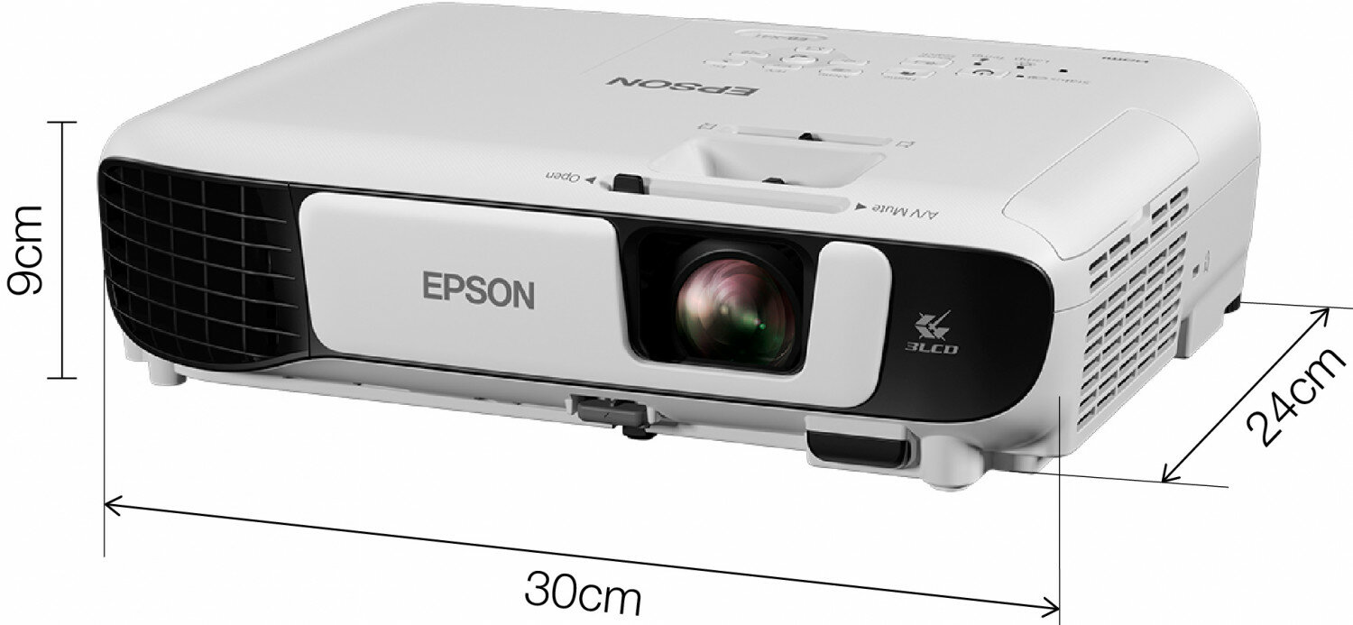 Projektor EPSON EB-X41 - Niewielki rozmiar