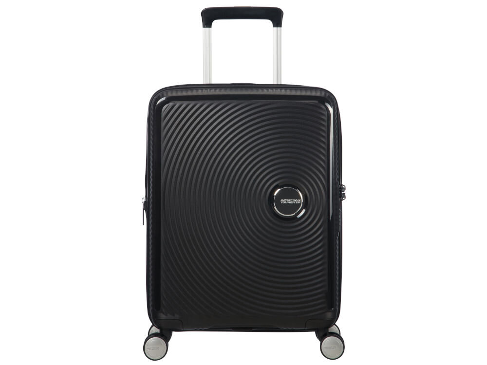 Walizka AMERICAN TOURISTER SoundBox 55 cm Czarny
					55 cm Niebieski wymiary ok. 55 x 40 x 20 cm może być zabrana na pokład 36 różnych linii lotniczych LOT, Lufthansa czy British Airways spełnia wymagania wielu przewoźników