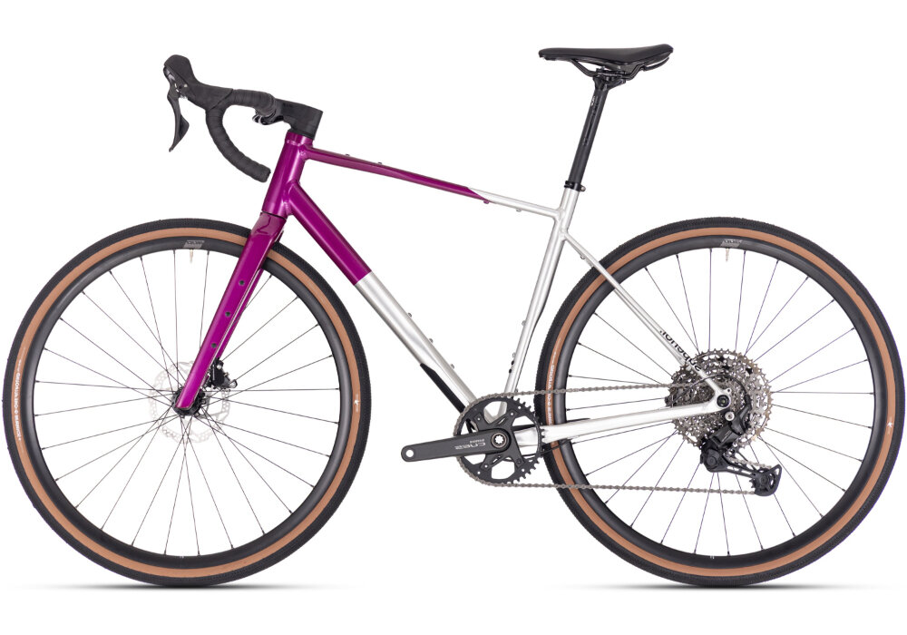 Rower gravel SUPERIOR XR 6.3 GR U23 28 cali Fioletowo-szary