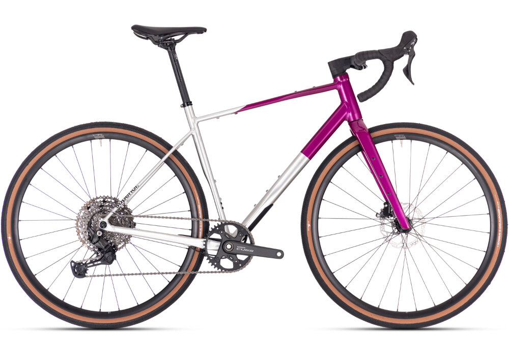 Rower gravel SUPERIOR XR 6.3 GR U23 28 cali Fioletowo-szary