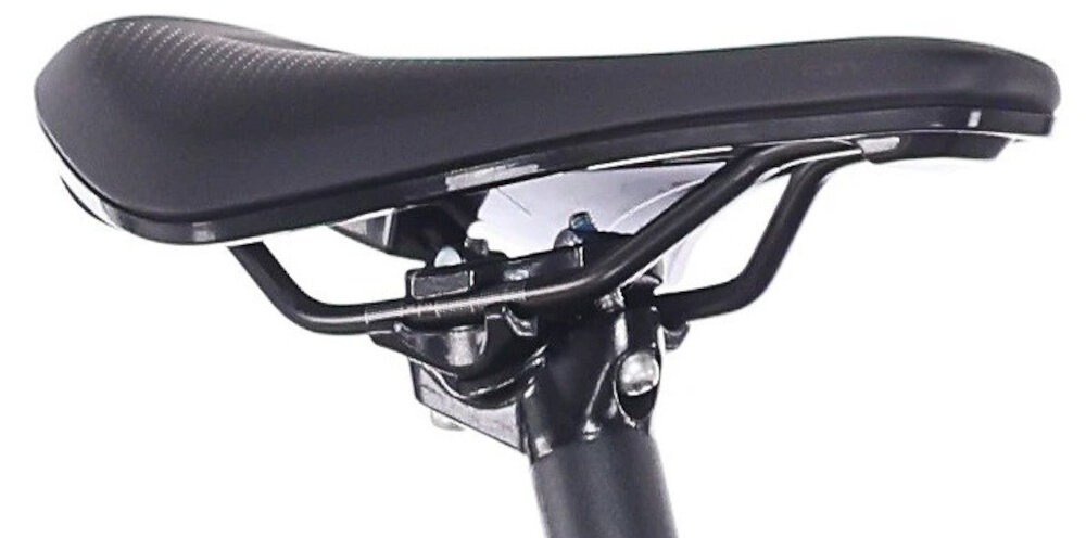 Rower gravel ROCK MACHINE Lukk 40 U19 28 cali Zielony siodełko na białym tle siodełko Selle Royal typu Flex aluminiowy wspornik siodełka ONE1 Alloy SP C255 elastyczna konstrukcja siodełka aluminiowa sztyca