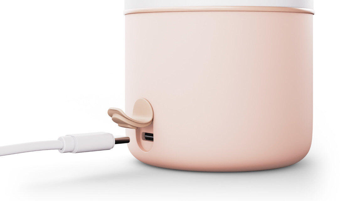 Podgrzewacz mleka KINDERKRAFT Gaja 2w1 Beżowy Łatwe ładowanie  port USB-C