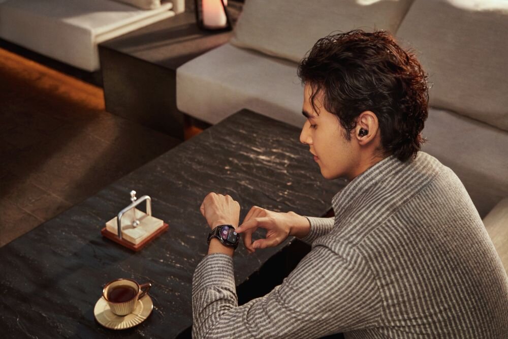 HUAWEI WATCH Buds 2 smukła konstrukcja 2w1 lekki smartwatch z ukrytymi słuchawkami