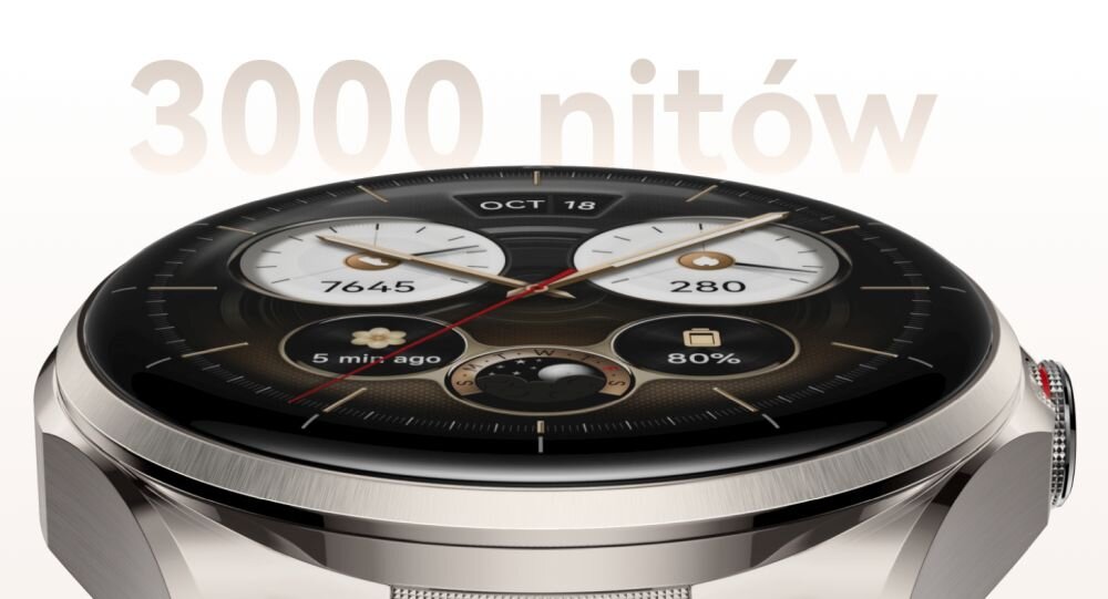 HUAWEI WATCH Buds 2 ekran AMOLED 3000 nitów czytelny wyświetlacz smartwatcha