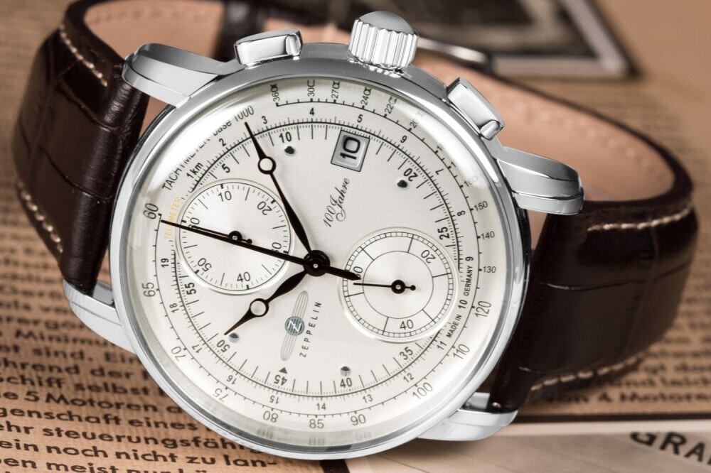 Zeppelin 100 Jahre 8670 zegarek męski kolekcja 100 Jahre klasyczna elegancja styl vintage