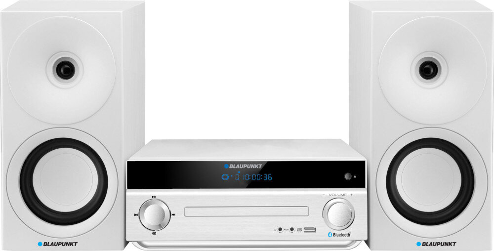 Wieża BLAUPUNKT MS30BT Edition Biały bluetooth napęd płyty tuner fm pamięć 30 stacji