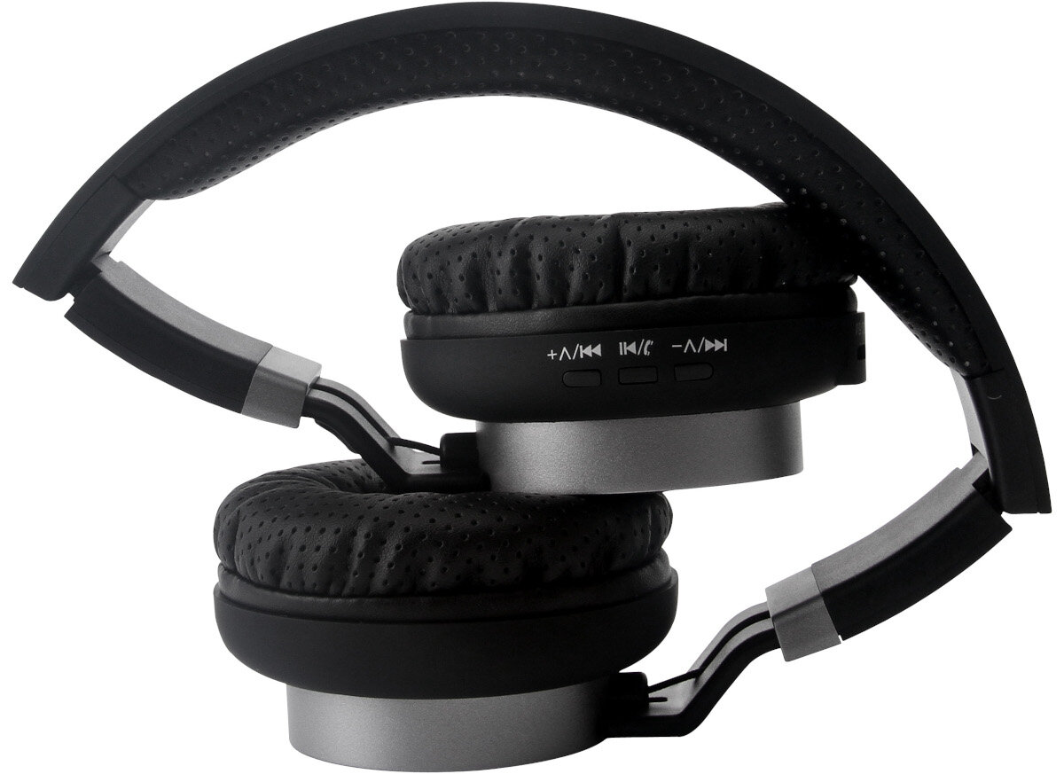 Słuchawki nauszne XMUSIC BTH501 Czarno-srebrny skladane wygoda