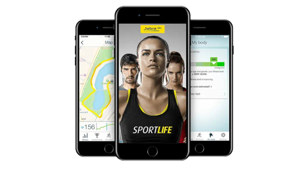 słuchawki dokanałowe JABRA Elite Sport - aplikacja