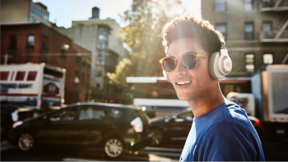 Słuchawki Nauszne JBL E65 BTNC Niebieski - Redukcja Szumów