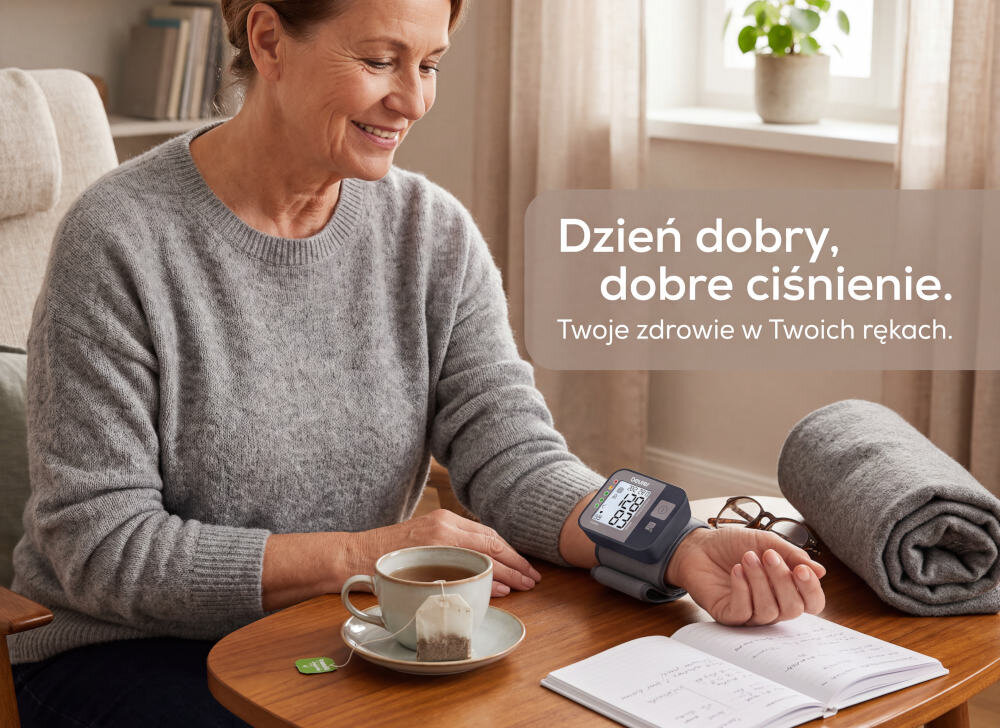 Ciśnieniomierz BEURER BC 1R zdjęcie lifestyle Zdrowie pod kontrolą
