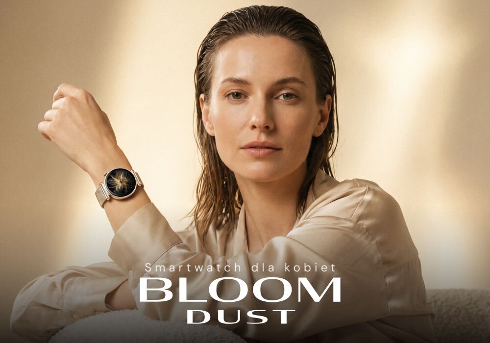 FOREVER SB-380 smartwatch damski elegancja biżuteria kontrola zdrowia sen aktywność