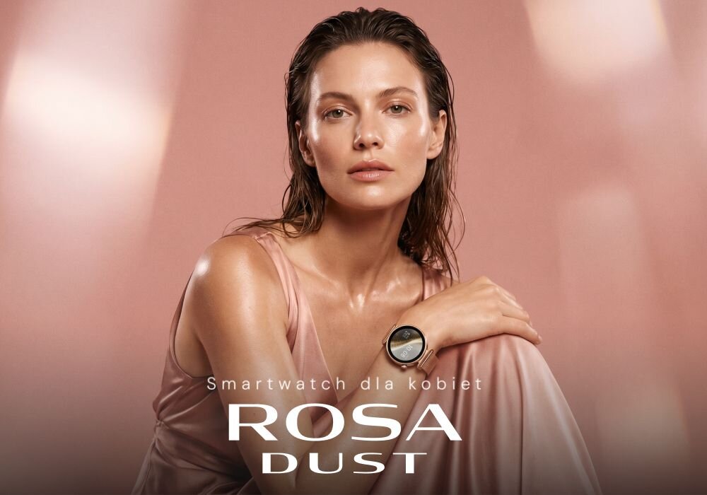 FOREVER SB-380 smartwatch damski elegancja biżuteria kontrola zdrowia sen aktywność