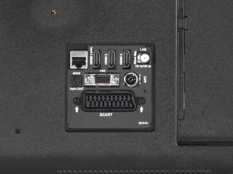 Szereg gniazd podłączeniowych