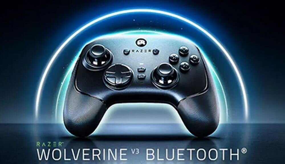 LG 55QNED80B6A Ultra Low Latency Bluetooth gaming chmura, kontroler na ciemnym tle