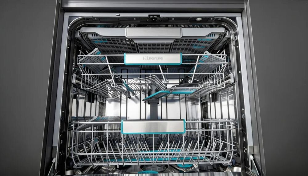 HISENSE HFI663AXXL - zmywarka otwarta na oścież