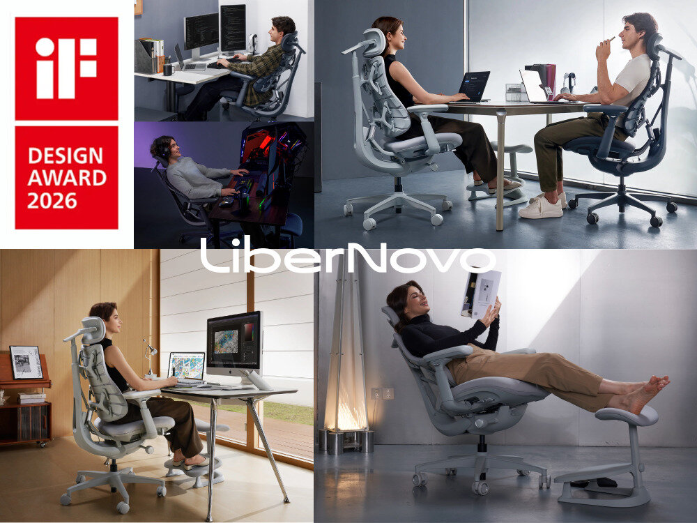 Fotel biurowy LIBERNOVO Omni Dynamic Szary, Fotel, ergonomia, komfort, biuro, Przykłady wykorzystania fotela w pracy i relaksie.