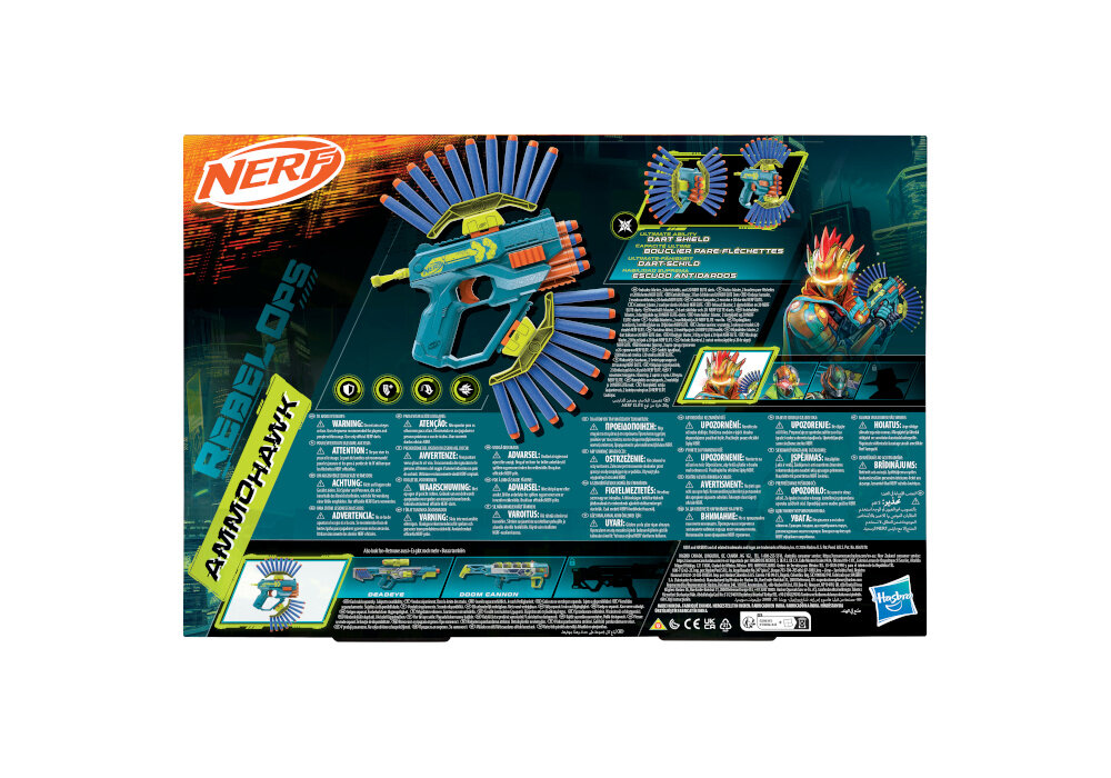 Wyrzutnia NERF Rebel Ops Ammohawk G29714N0
