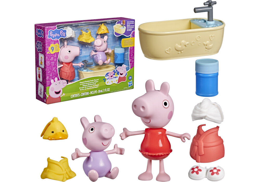 Zestaw figurek HASBRO Świnka Peppa Kąpiel z bąbelkami G21845X0