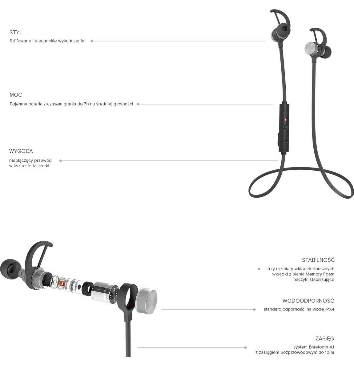 Lista cech Audictus Adrenaline