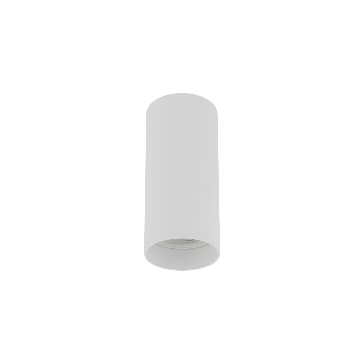 Czarna lampa stołowa o nowoczesnym designie z cylindrycznym kloszem i prostą podstawą. Wymiary: wysokość 36 cm, średnica klosza 10,6 cm, wysokość klosza 9 cm, średnica podstawy 10 cm.
