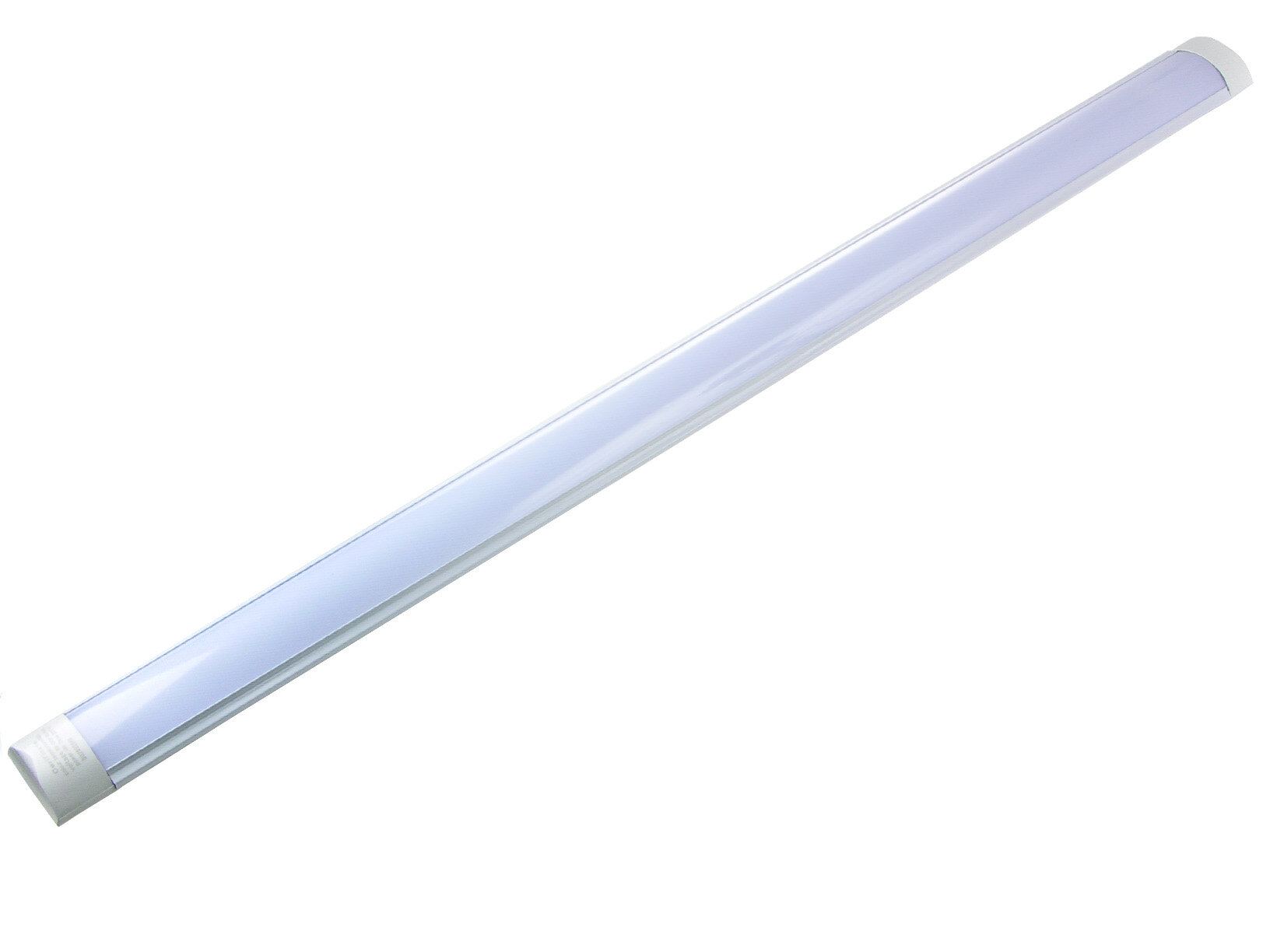 Biała świetlówka LED o długości 120 cm z neutralnym odcieniem światła, posiada oprawę natynkową.
