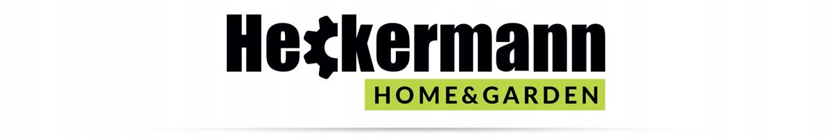 Logo z napisem \'Heckermann HOME&GARDEN\'.