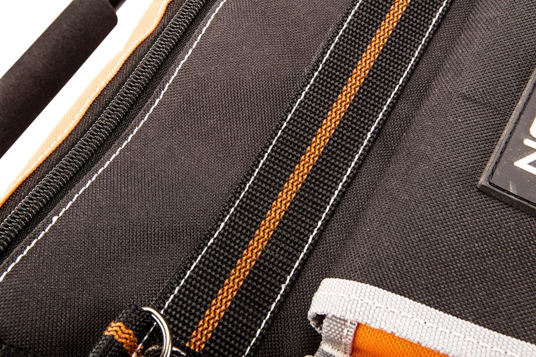 Torba narzędziowa 20 NEO 84-301 nylon 600D odporność na uszkodzenia - zbliżenie na wzmocnione przeszycia