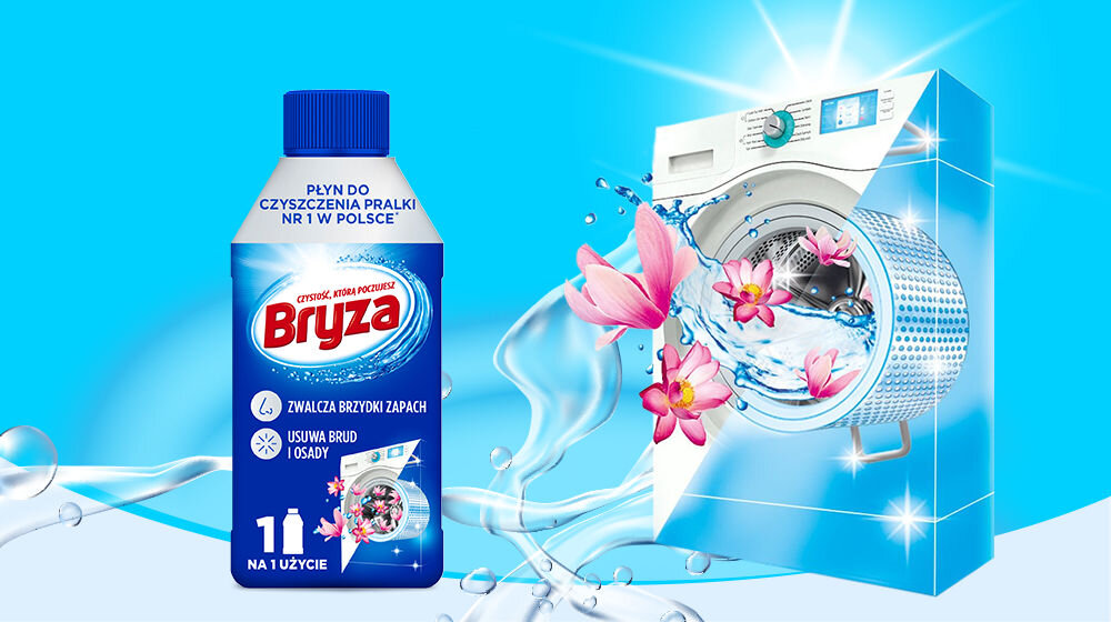 Płyn do czyszczenia pralek BRYZA Fresh 250ml unikatowa formuła