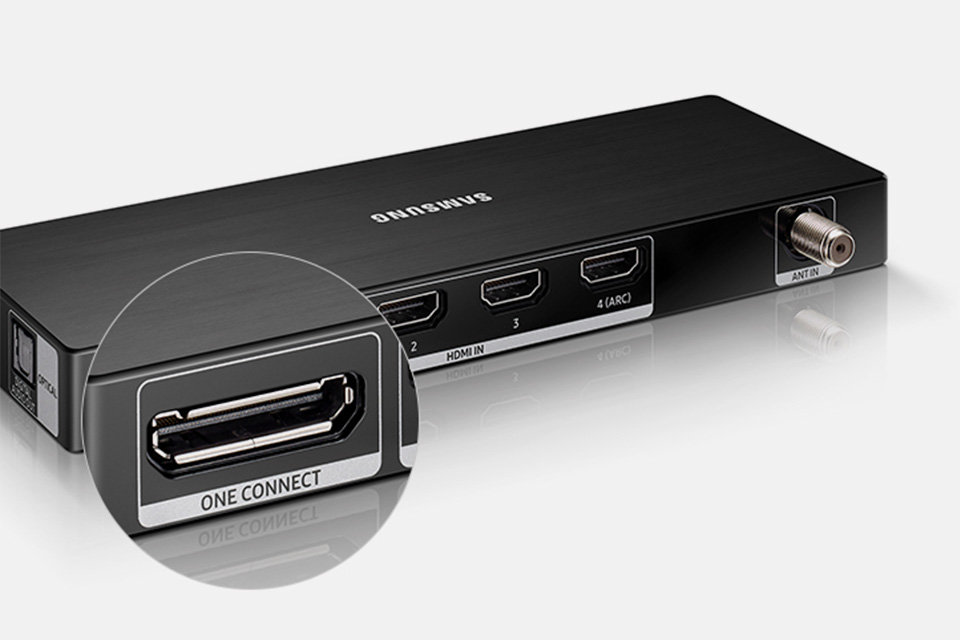 Samsung Tylko jeden kabel. Moduł One Connect Samsung Tylko jeden kabel. Moduł One Connect