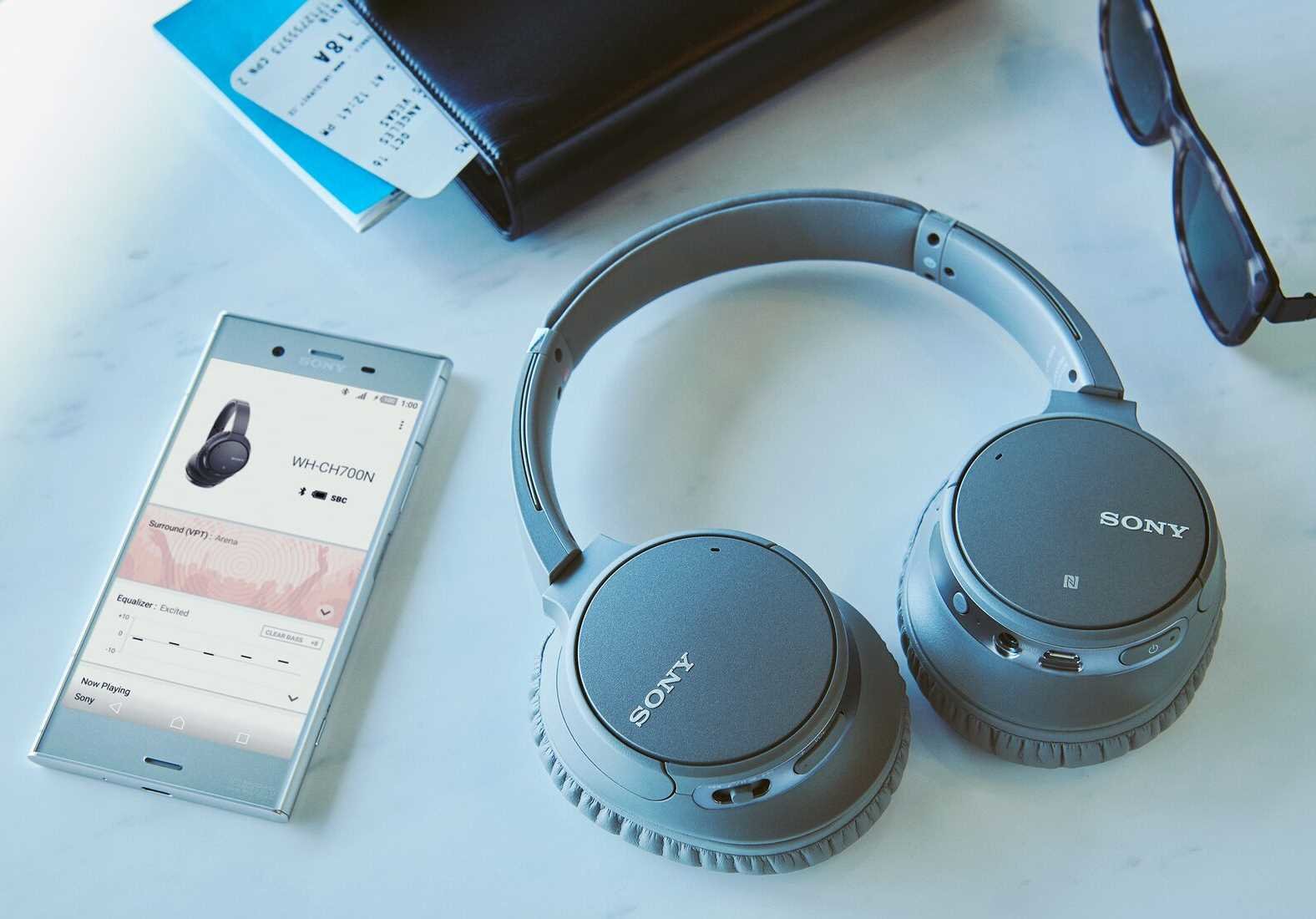 Słuchawki nauszne SONY WH-CH700N - Headphones Connect 