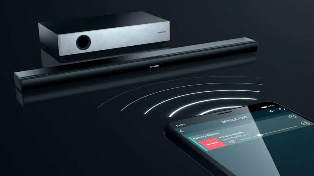 Soundbar SHARP HT-SBW160 - bluetooth